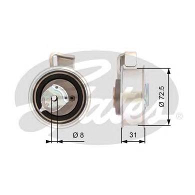 Ролик ГРМ Gates T43072