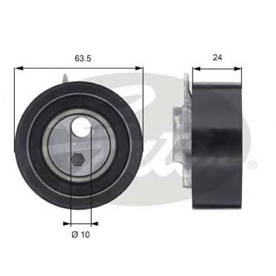 Купити T43049 Gates Натяжний ролик