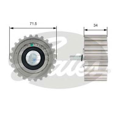 Купити T42183 Gates Ролик паразитний ГРМ