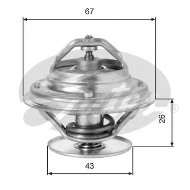 Автомобільний термостат Gates TH05586G1 ціна, від 8.87 USD