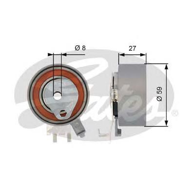 Ролик натяжителя ременя газорозподілу Gates T43139 ціна, від 31.93 USD