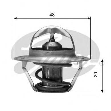 Автомобільний термостат Gates TH00391G2 ціна, від 7.89 USD
