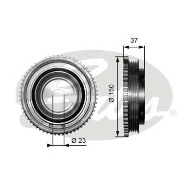 Шків колінвала 55189263 Fiat/Alfa/Lancia