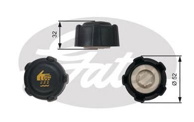 Кришка / пробка розширювального бачка Gates RC223 ціна, від 5.60 USD
