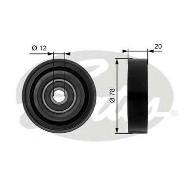 Натяжний ролик Gates T36086 ціна, від 10.37 USD