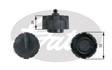 Кришка розширювального бачка RC213 Gates