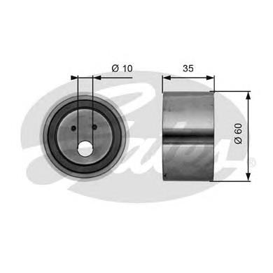 Купити T41039 Gates Натяжний ролик