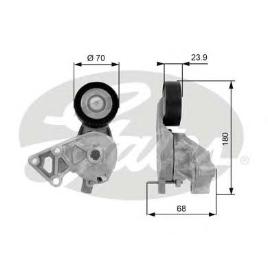 Натягувач приводного ременя Gates T38307 ціна, від 33.65 USD