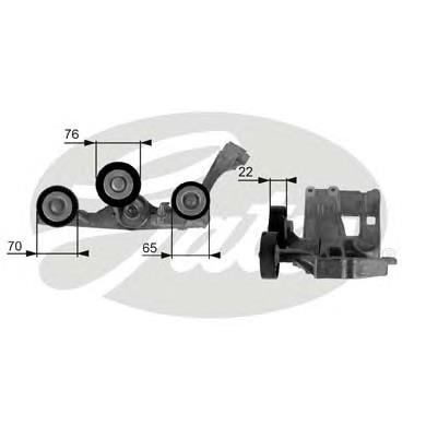 Купити A1662000570 Mercedes Натяжний ролик
