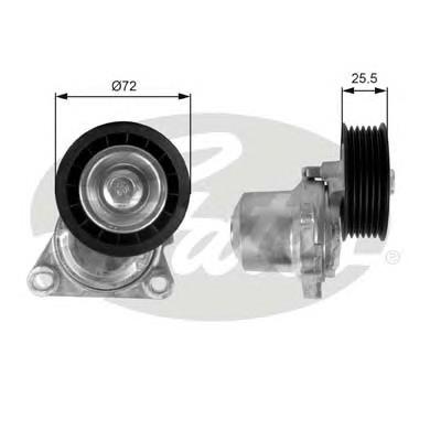 Натягувач приводного ременя Gates T38408 ціна, від 73.46 USD