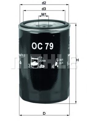 OC79 Knecht-Mahle фільтр масляний