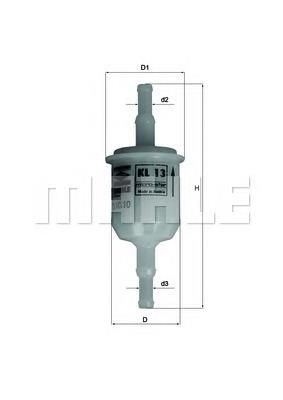 Фільтр паливний KL13OF Knecht-Mahle