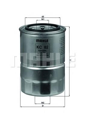 KC82 Knecht-Mahle фільтр паливний