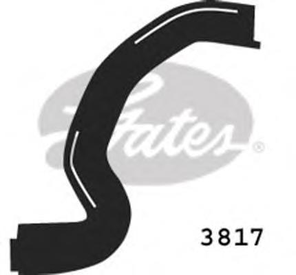 Купити 3817 Gates Шланг/патрубок радіатора охолодження, верхній
