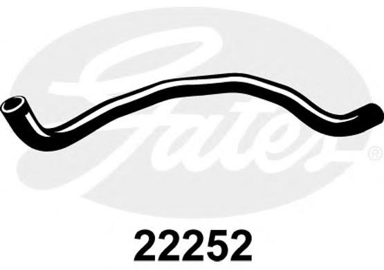 Шланг/патрубок радіатора охолодження, нижній 6842428 Volvo