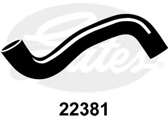 22381 Gates Шланг/патрубок радіатора охолодження, нижній