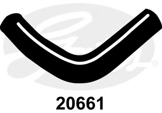 20661 Gates шланг/патрубок радіатора охолодження, верхній