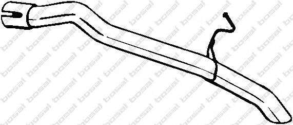 Глушник, задня частина 840001 Bosal