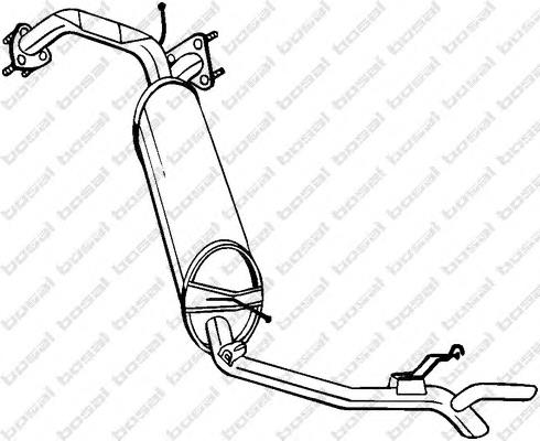 Глушник, задня частина 18307SMJE02 Honda