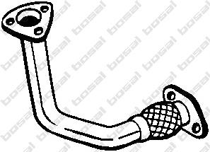 Труба приймальна (штани) глушника, передня Fiat Fiorino PICK UP (146) (Фіат Фьйоріно)