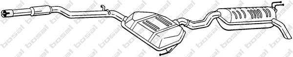 46536632 Fiat/Alfa/Lancia Глушник, середня і задня частина