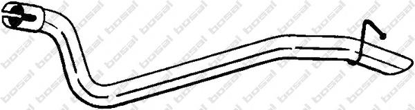 770431 Bosal Глушник, задня частина