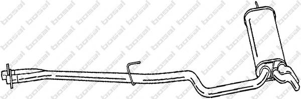 Купити A2104905721 Mercedes Вихлоп