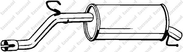 Глушник, задня частина 185683 Bosal