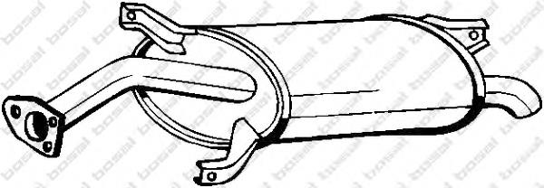 Глушник, задня частина FP3720G32 Polmostrow