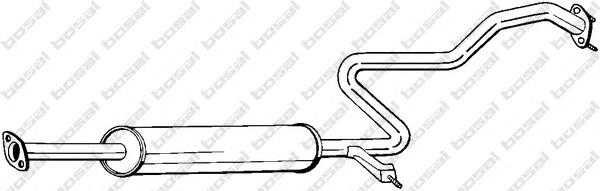 287703 Bosal глушник, центральна частина