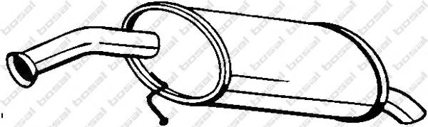Глушник, задня частина 169217 Bosal