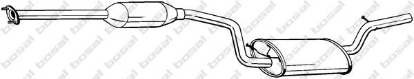 Глушник, середня і задня частина Bosal 288203 ціна, від 24.90 USD