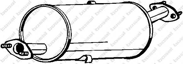 171377 Bosal Глушник, задня частина