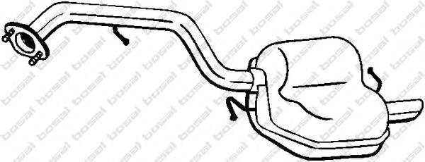 Вихлопна труба Bosal 171035 ціна, від 88.96 USD
