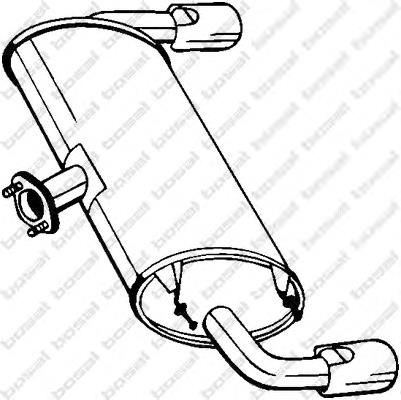 Вихлопна труба Bosal 171029 ціна, від 175.05 USD