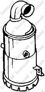 090492 Bosal конвертор-каталізатор (каталітичний нейтралізатор)