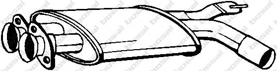 247251 Bosal Середній глушник