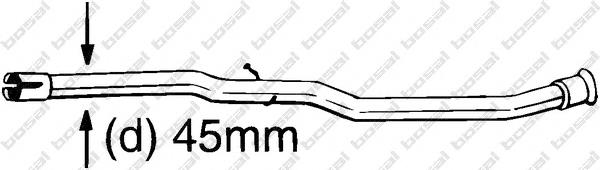 Вихлоп Bosal 889175