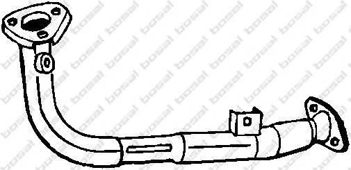 Труба приймальна (штани) глушника, передня BS741001 Bosal