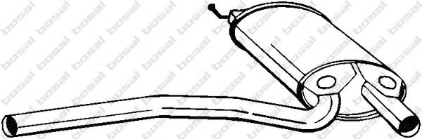 Купити 105563 Bosal Вихлопна труба