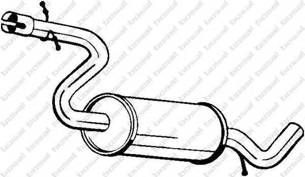 Глушник, центральна частина 233609 Bosal