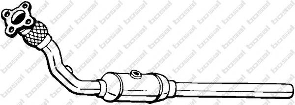 090531 Bosal труба приймальна (штани глушника, передня)