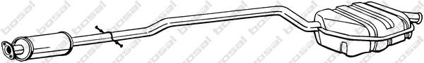 Глушник, задня частина 290159 Bosal