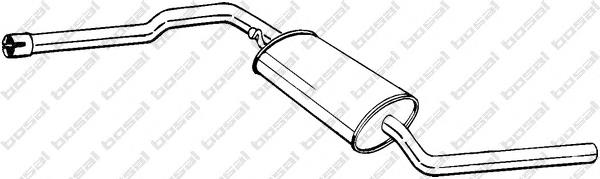 288229 Bosal Середній глушник