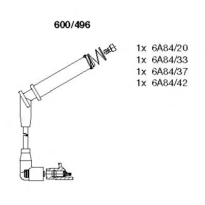 Дріт високовольтний Bremi 600496