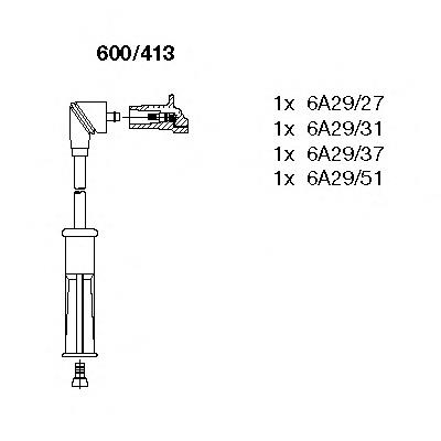 Дріт високовольтний Bremi 600413