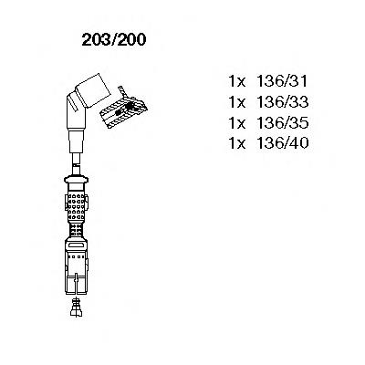203200 Bremi Проводи високовольтні