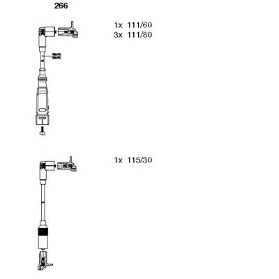Дроти запалювання Bosch B380 ціна, від 20.07 USD