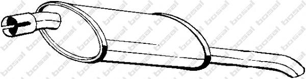 Вихлопна труба Bosal 185009 ціна, від 42.95 USD
