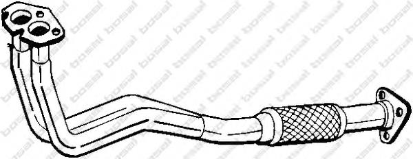 802445 Bosal труба приймальна (штани глушника, передня)